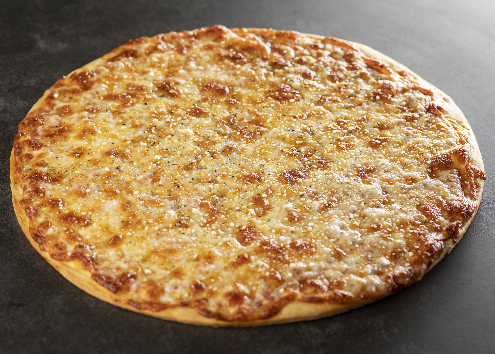 Order Thin Crust Cheese Pizza food online from Papa Saverio's Pizzeria store, Aurora on bringmethat.com