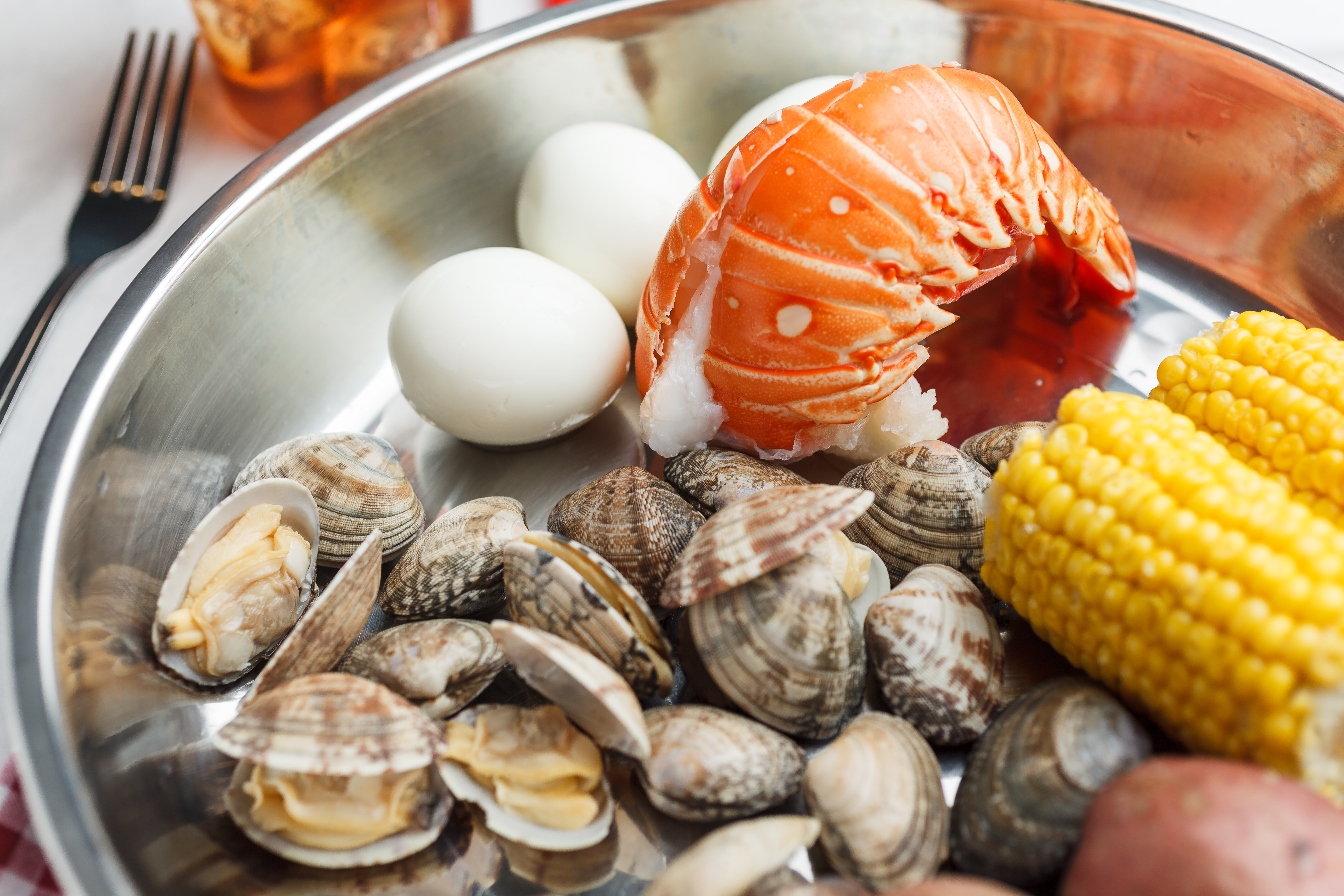 Order Boiled Clams Dinner food online from The Seafood King store, Hoover on bringmethat.com