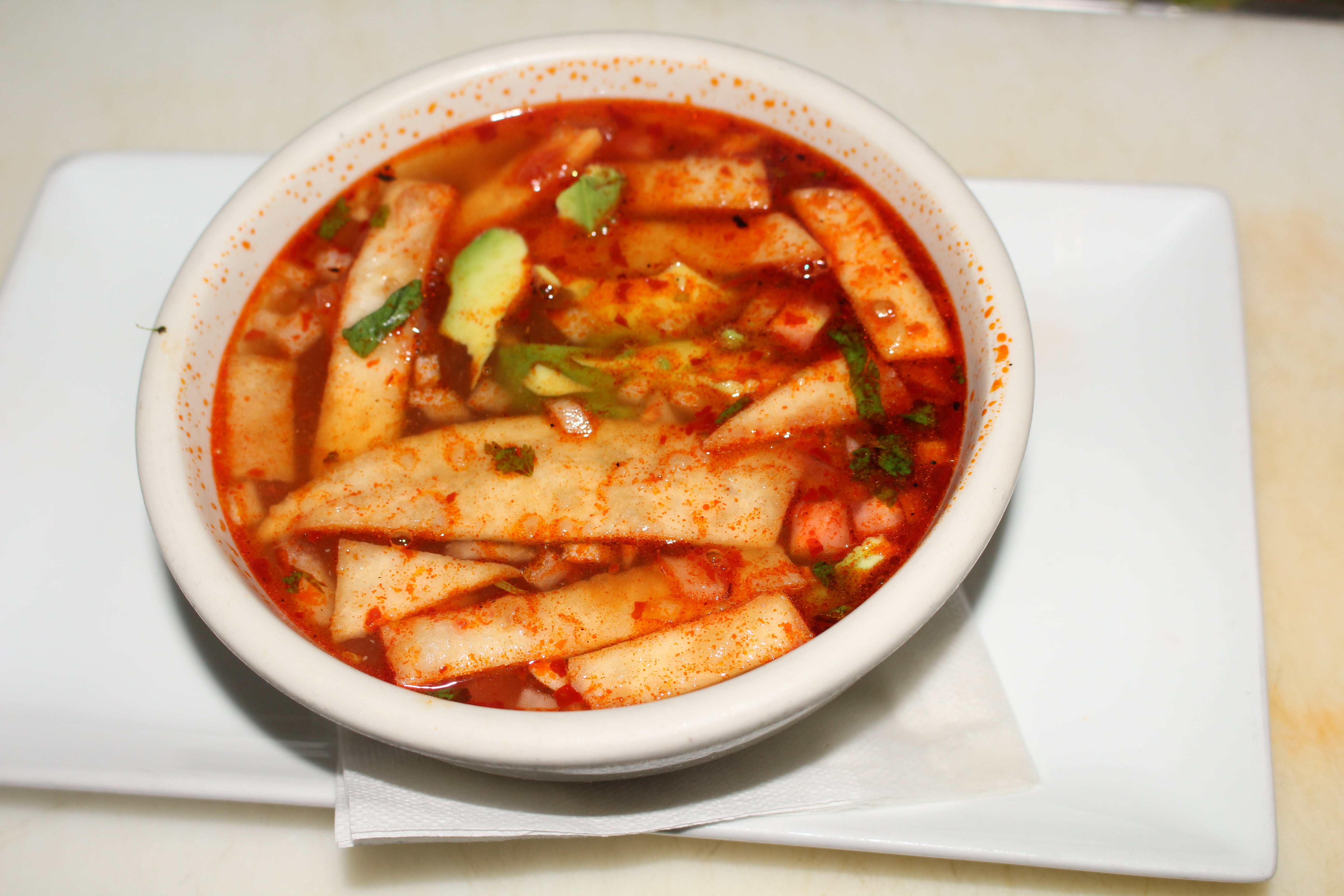Order Chicken Tortilla Soup food online from Refried Beans store, New York on bringmethat.com