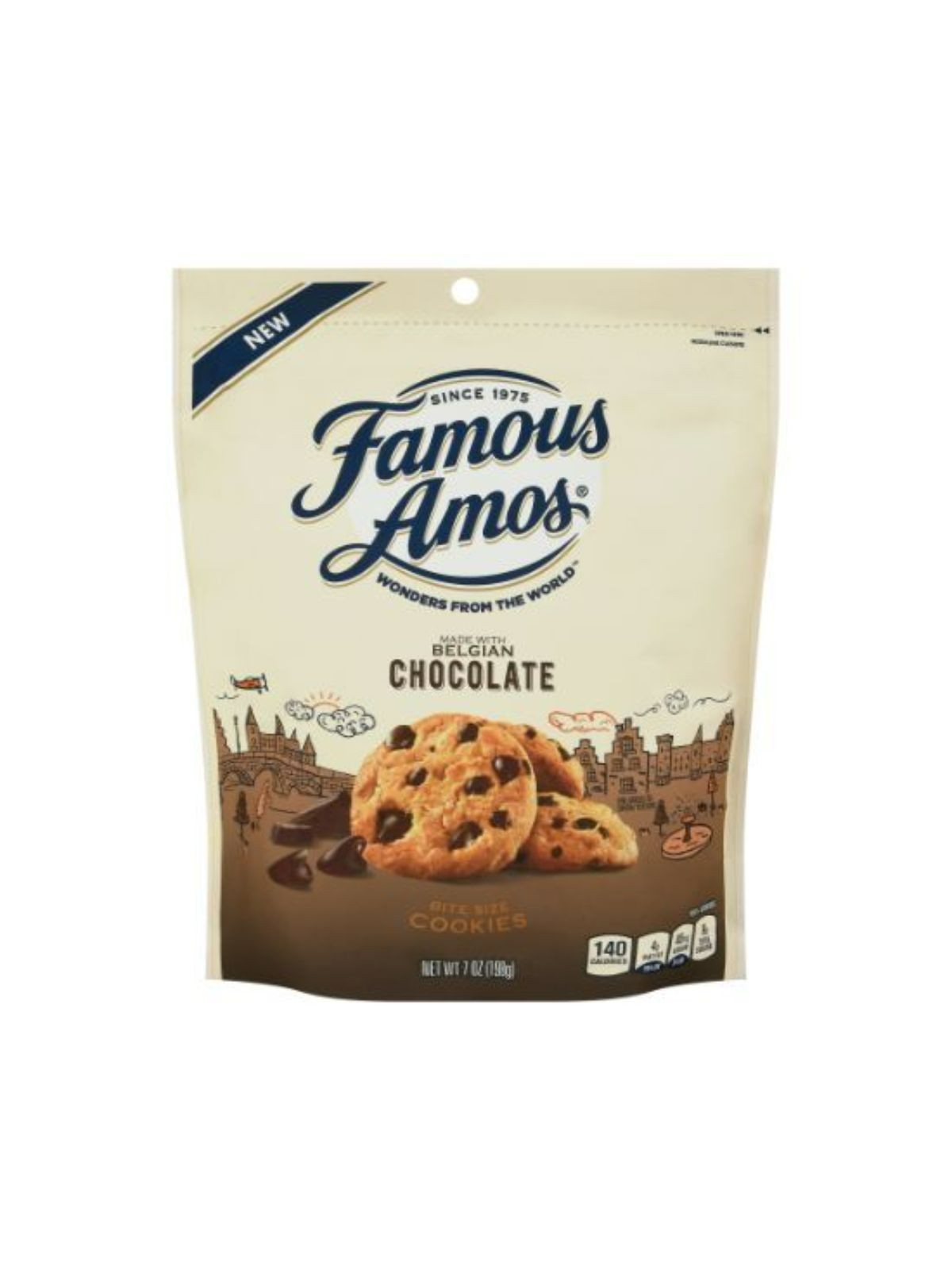 Order Famous Amos Chocolate Chip Cookies (7 oz) food online from Stock-Up Mart store, Marietta on bringmethat.com