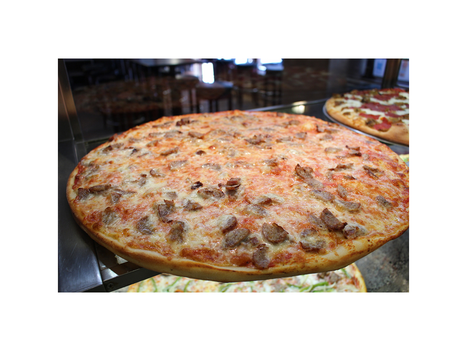 Order Sausage Pie - 18" Round Pie  food online from Previti Pizza store, New York on bringmethat.com
