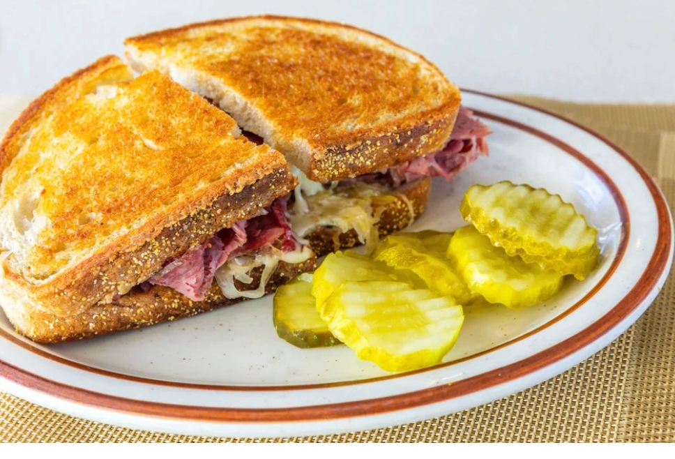 Order CORNED BEEF SANDWICH food online from Leo's Coney Island store, Livonia on bringmethat.com