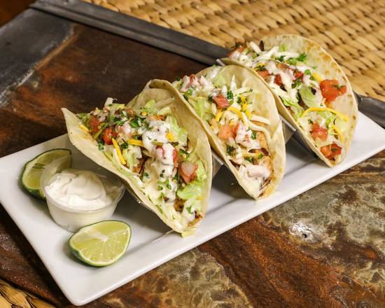 Order 3 Tacos food online from Cafe Zodiac Bar & Grill store, Kennesaw on bringmethat.com
