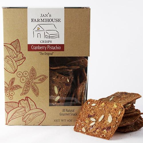 Order Farmhouse Cranberry Pistachio Crackers food online from Bakers Daughter store, Washington on bringmethat.com