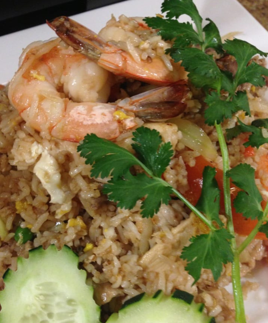 Order Combination Fried Rice food online from Thai Touch Restaurant store, Glendale on bringmethat.com