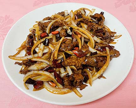 Order Mongolian Beef food online from Canaan Restaurant store, Artesia on bringmethat.com