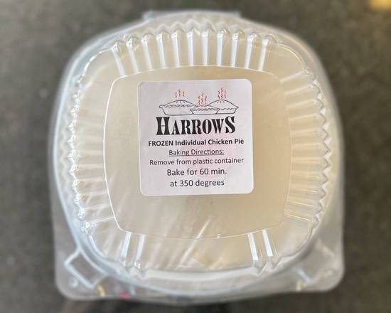 Order Frozen Chicken Pie with Vegetables (Individual) food online from Harrows Chicken Pies- Medford store, Medford on bringmethat.com