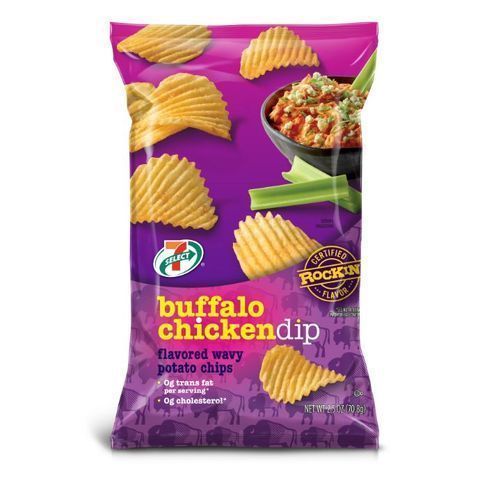 Order 7 Select Ripple Buffalo Chicken Dip Potato Chips 2.5oz food online from 7-Eleven store, Robstown on bringmethat.com