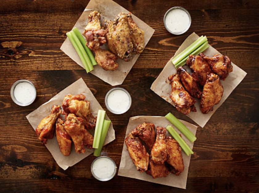 Order Wings -  8 count food online from Cafe Gecko store, Fairview on bringmethat.com