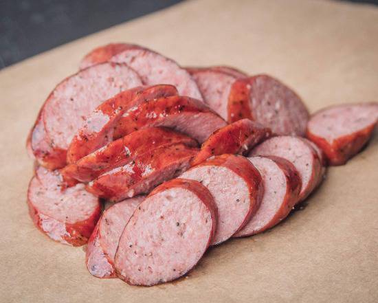Order Texas Sausage Platter food online from 4 Rivers Smokehouse store, Orange Park on bringmethat.com