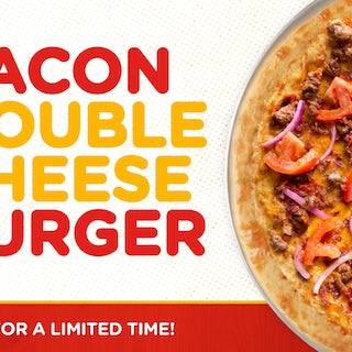 Order Bacon Double Cheeseburger Pizza food online from Peter Piper Pizza store, Laveen on bringmethat.com