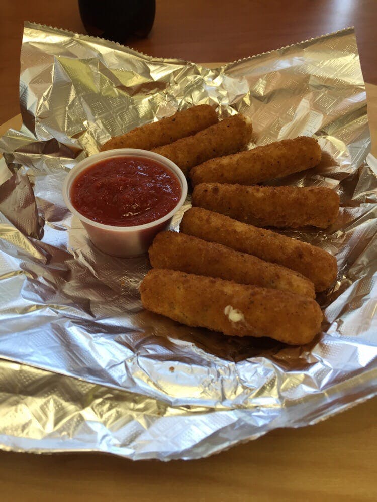 Order Mozzarella Sticks - 8 Pieces food online from 5 Star Pizza And Wings store, Fontana on bringmethat.com