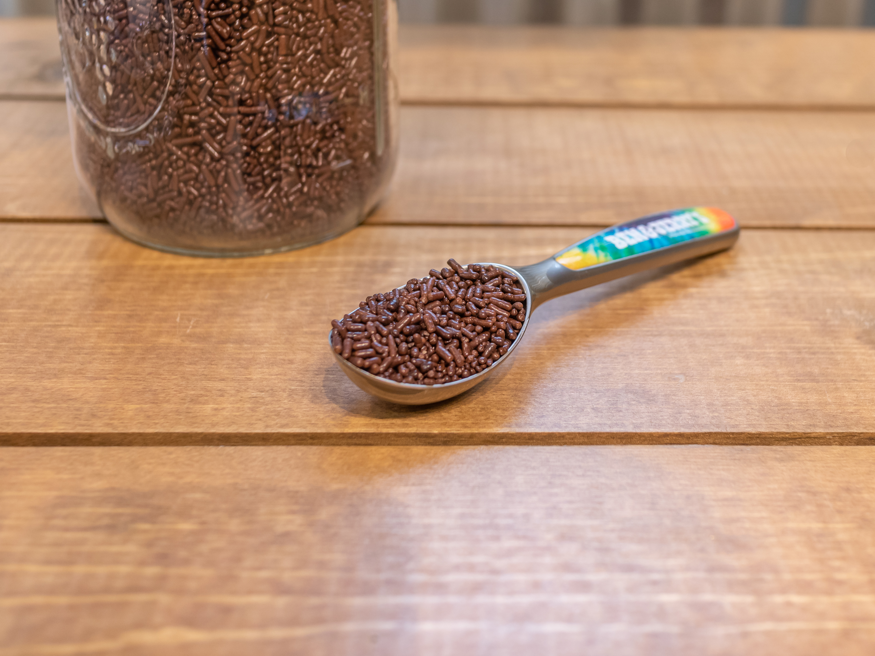 Order 2 oz. Chocolate Sprinkles food online from Ben & Jerry's store, Raleigh on bringmethat.com