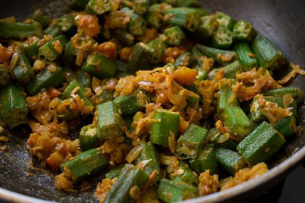 Order Bhindi Masala food online from Curry India store, New York on bringmethat.com