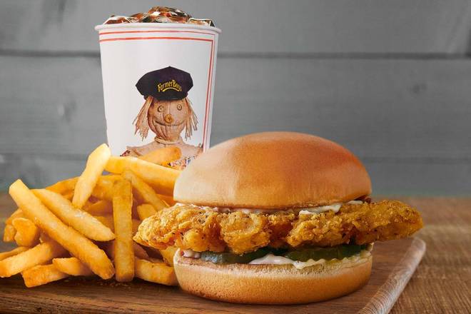 Order Classic Fried Chicken Sandwich Combo food online from Farmer Boys store, Irvine on bringmethat.com