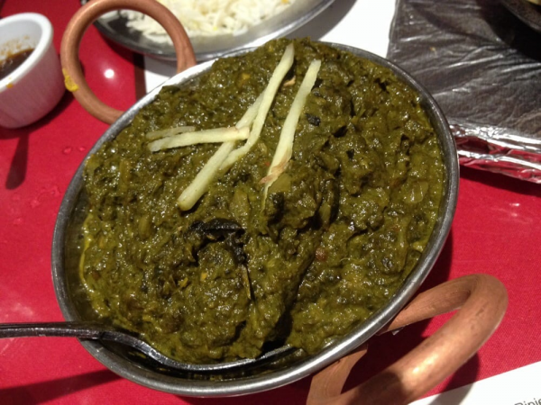 Order 82. Saag Aloo food online from Kabab Curry Cuisine of India store, Torrance on bringmethat.com