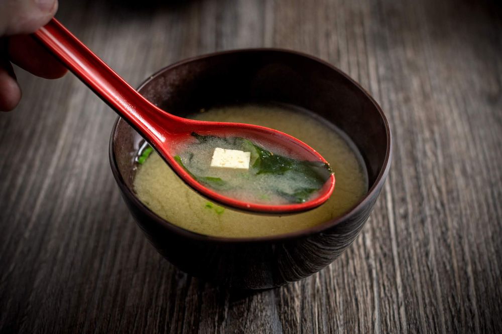 Order Miso Soup food online from Sushi para japanese restaurant store, New York on bringmethat.com