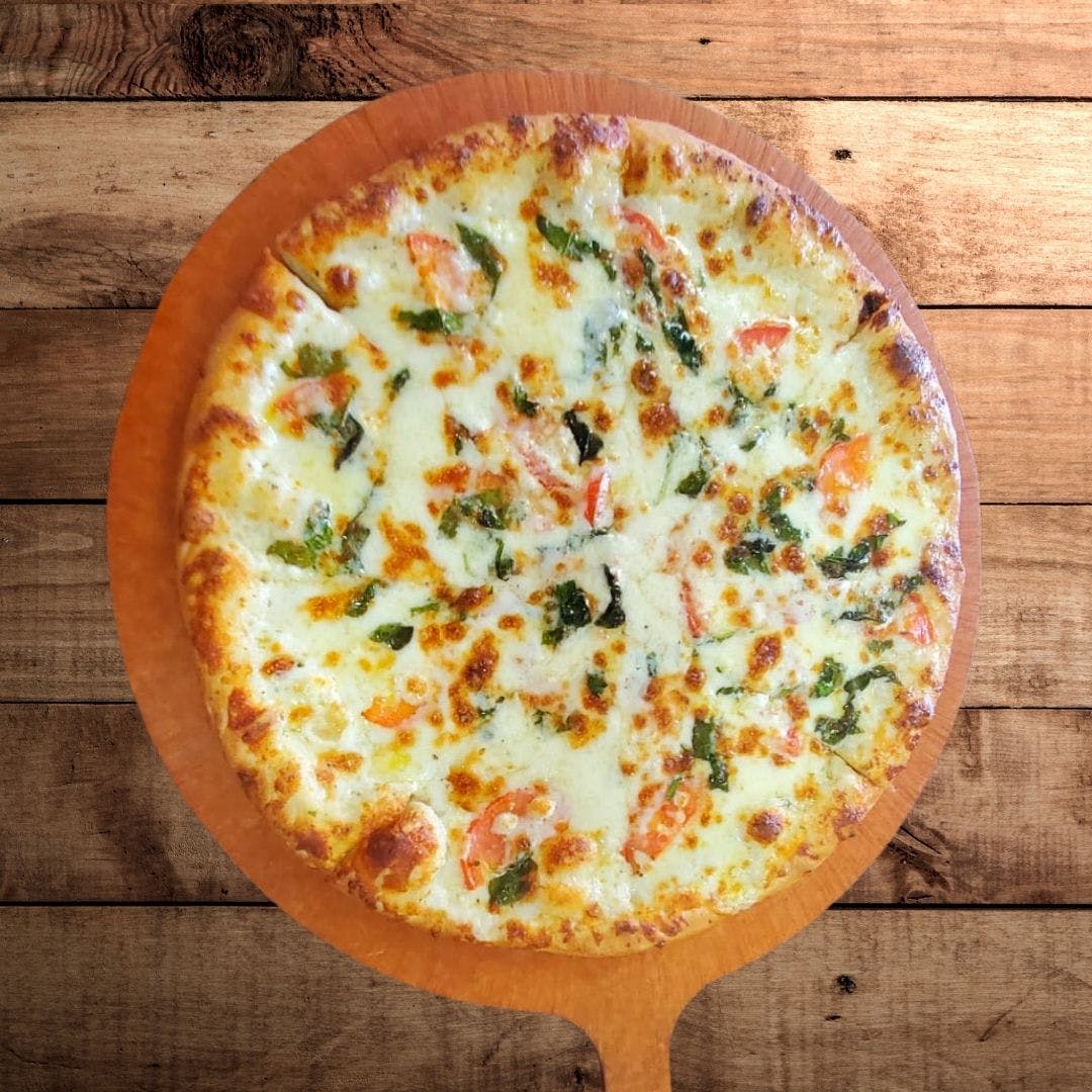 Order White Pizza - Small 10'' food online from Grandstand Pizza store, El Cajon on bringmethat.com
