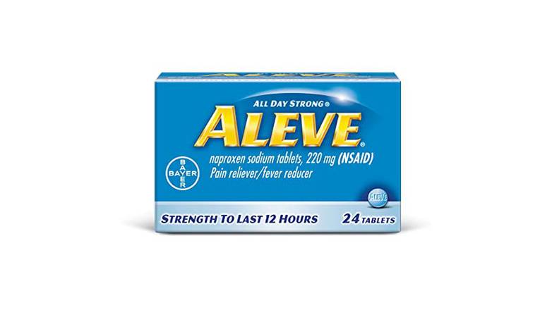 Order Aleve - Naproxen Sodium Tablets food online from Route 7 Food Mart store, Norwalk on bringmethat.com