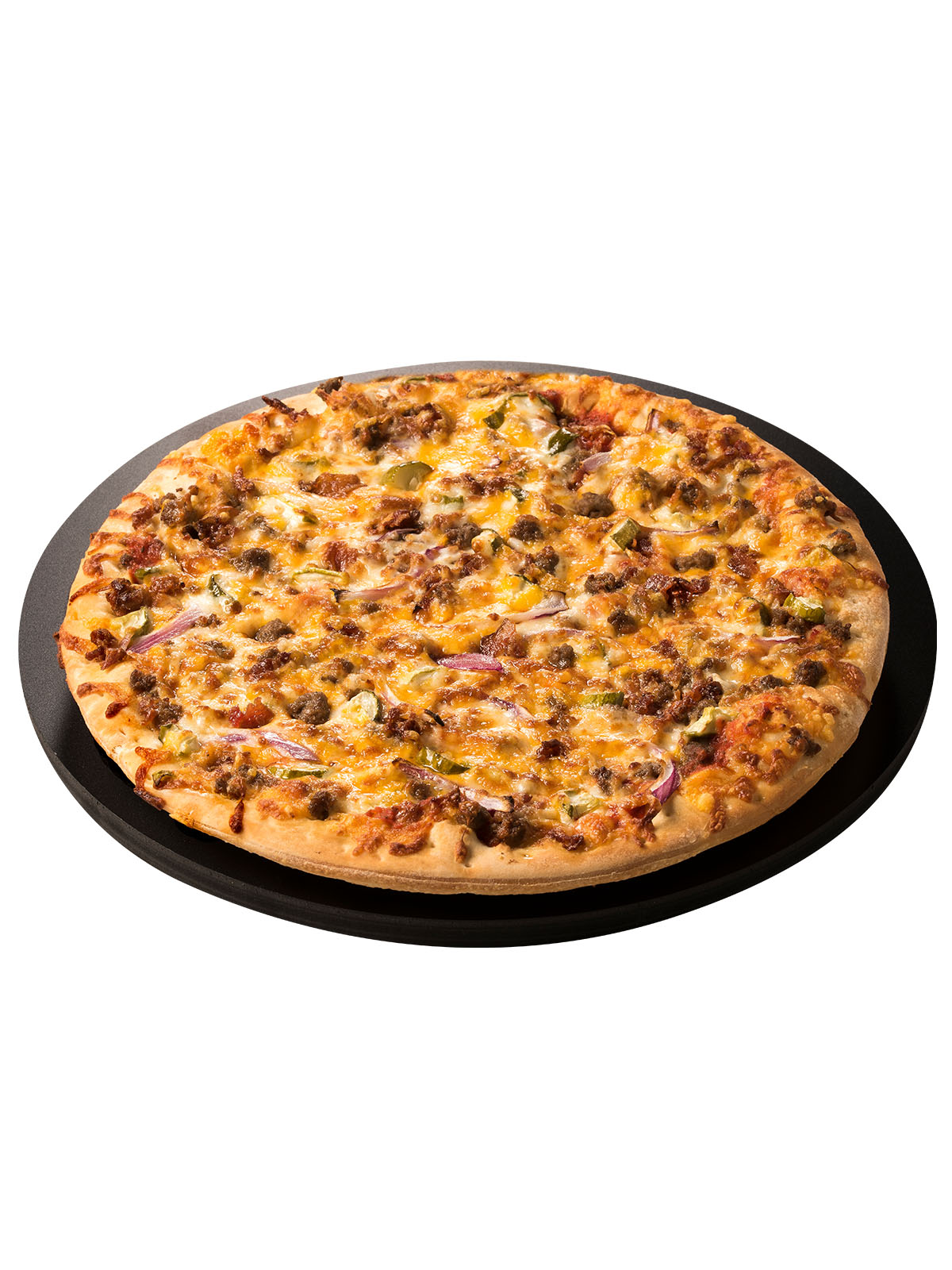 Order Bacon Cheeseburger - Small food online from Pizza Ranch store, Orange City on bringmethat.com