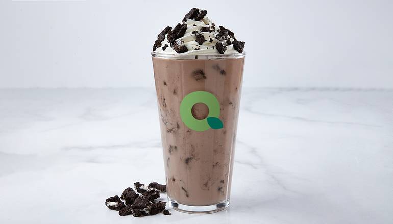 Order Midnight Cookies and Cream shake w Oreo's 16oz food online from QuickChek store, Washington on bringmethat.com