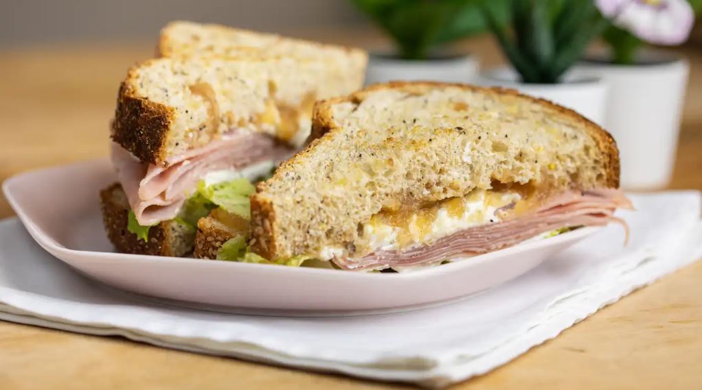 Order Roasted Ham & Apple Sandwich food online from Honey & Co Bakery store, Tucson on bringmethat.com