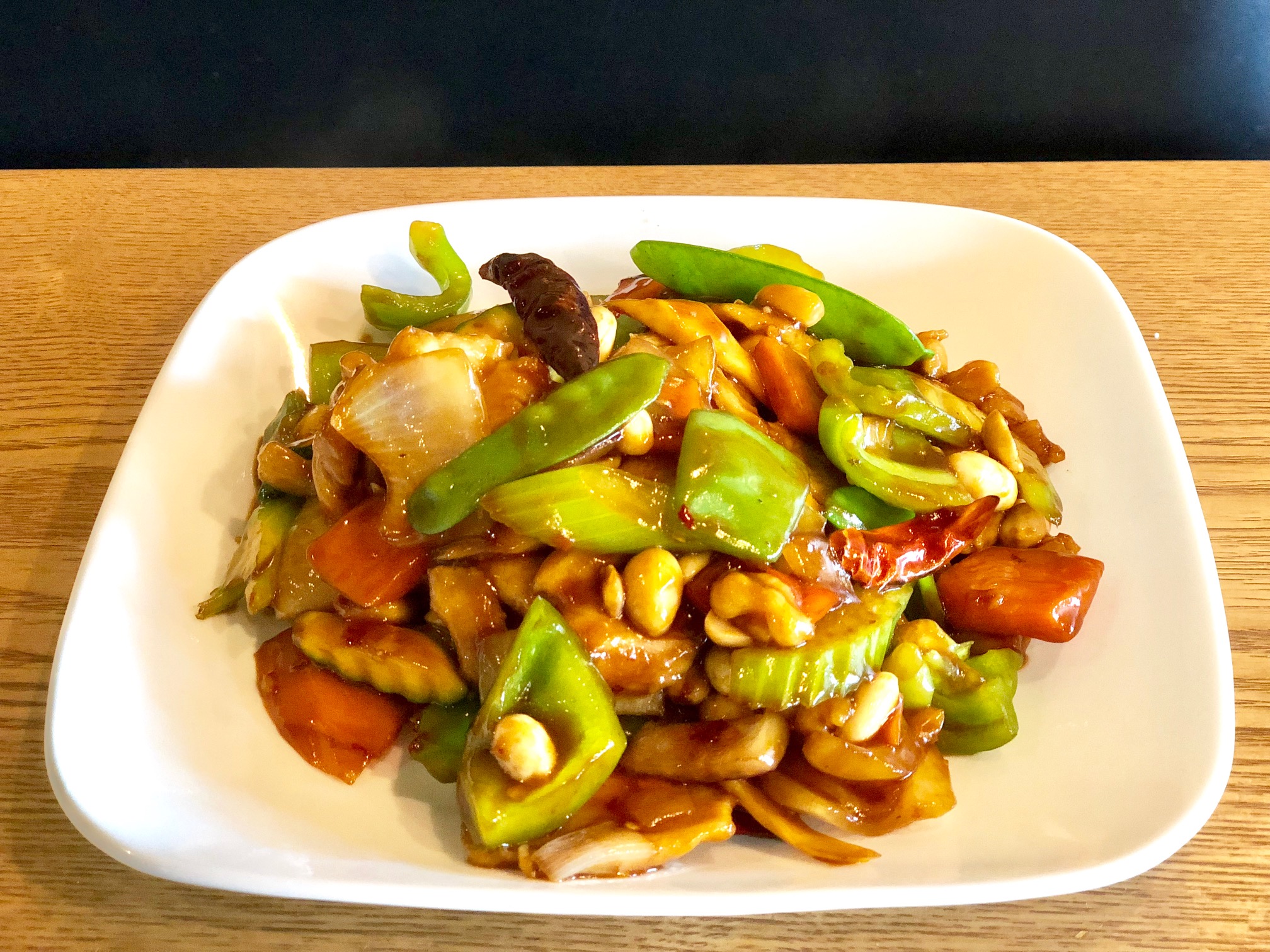 Order Kung Pao Hot Wok Dish food online from Zume Asian Cuisine store, Denver on bringmethat.com