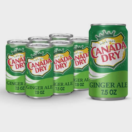 Order Canada Dry Ginger Ale Soda Pack Of 6 food online from Deerings Market store, Traverse City on bringmethat.com