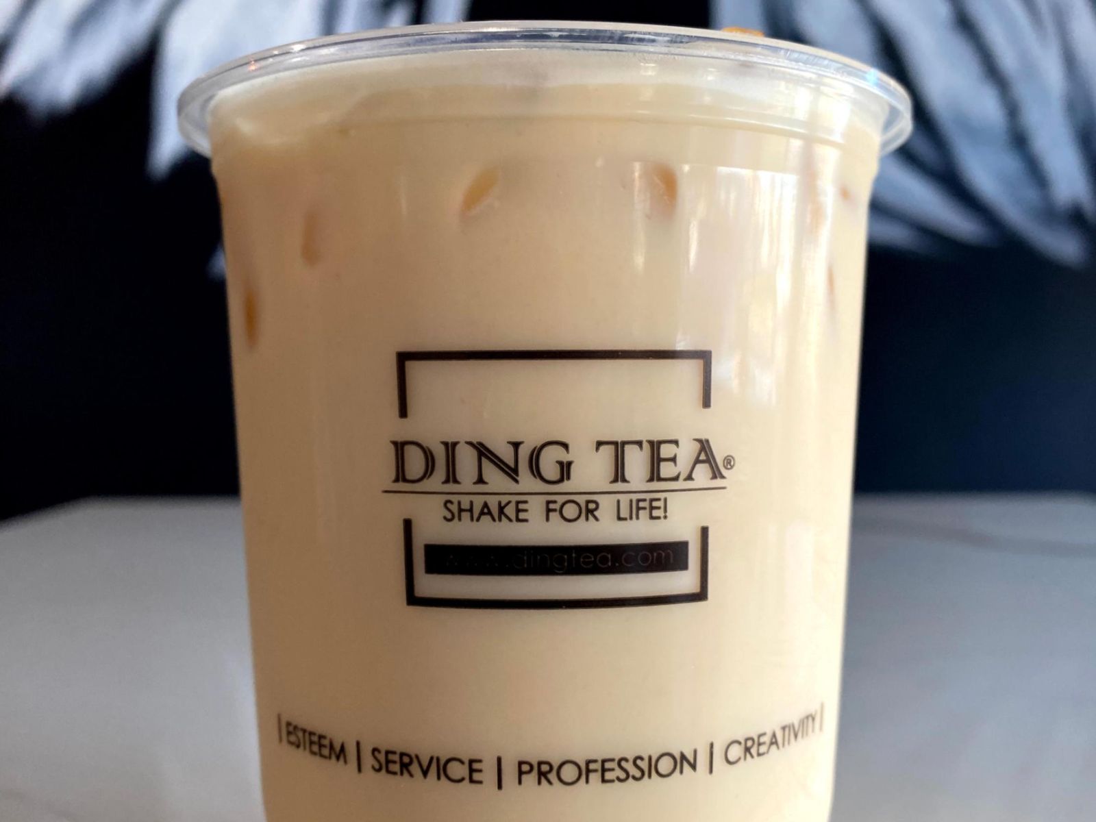 Order Rose Milk Tea food online from Ding Tea Carson store, Carson on bringmethat.com