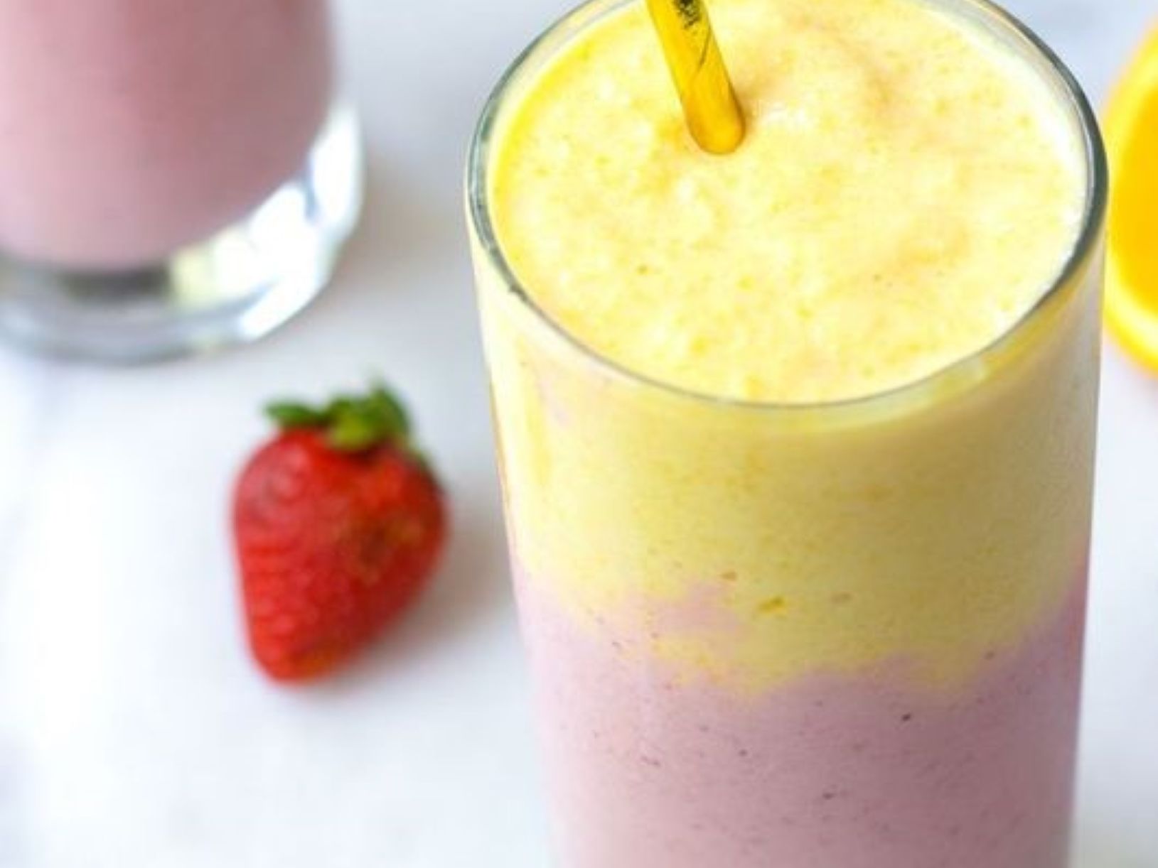 Order Strawberry Mango Smoothie food online from Kabab House store, Atlantic City on bringmethat.com