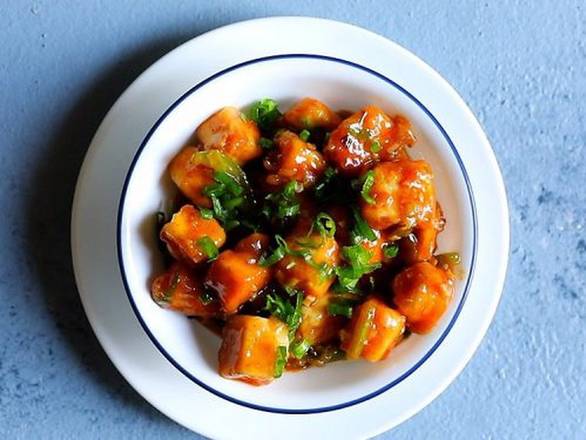 Order Chilli Paneer(dry) food online from Tower Indian Restaurant store, Morrisville on bringmethat.com