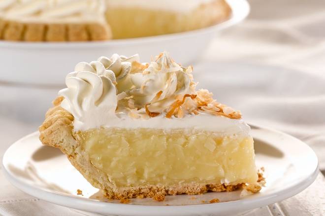 Order Coconut Cream Pie, slice food online from Bakery By Perkins store, Topeka on bringmethat.com
