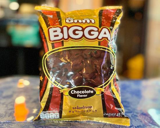 Order Bigga, Corn Snack - Chocolate 1.6 oz food online from Thai Curry store, Arlington on bringmethat.com