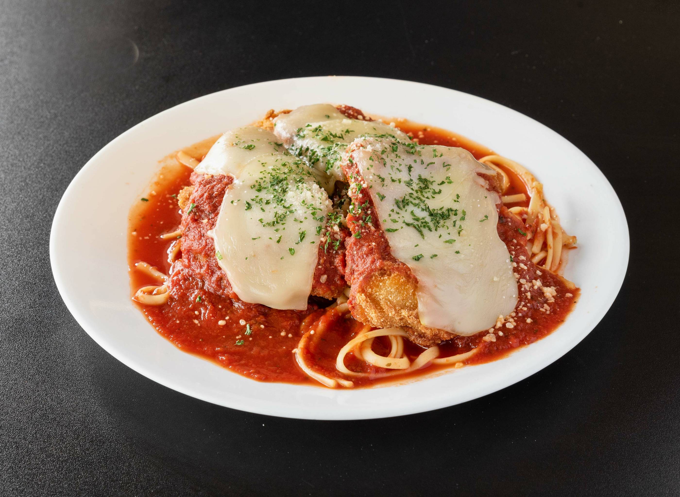 Order Veal Parmesan food online from 360 Pizzeria & Italian Kitchen store, Franklin on bringmethat.com
