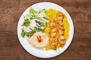 Order 3. Chicken Kabob food online from The Green Olive store, Pismo Beach on bringmethat.com