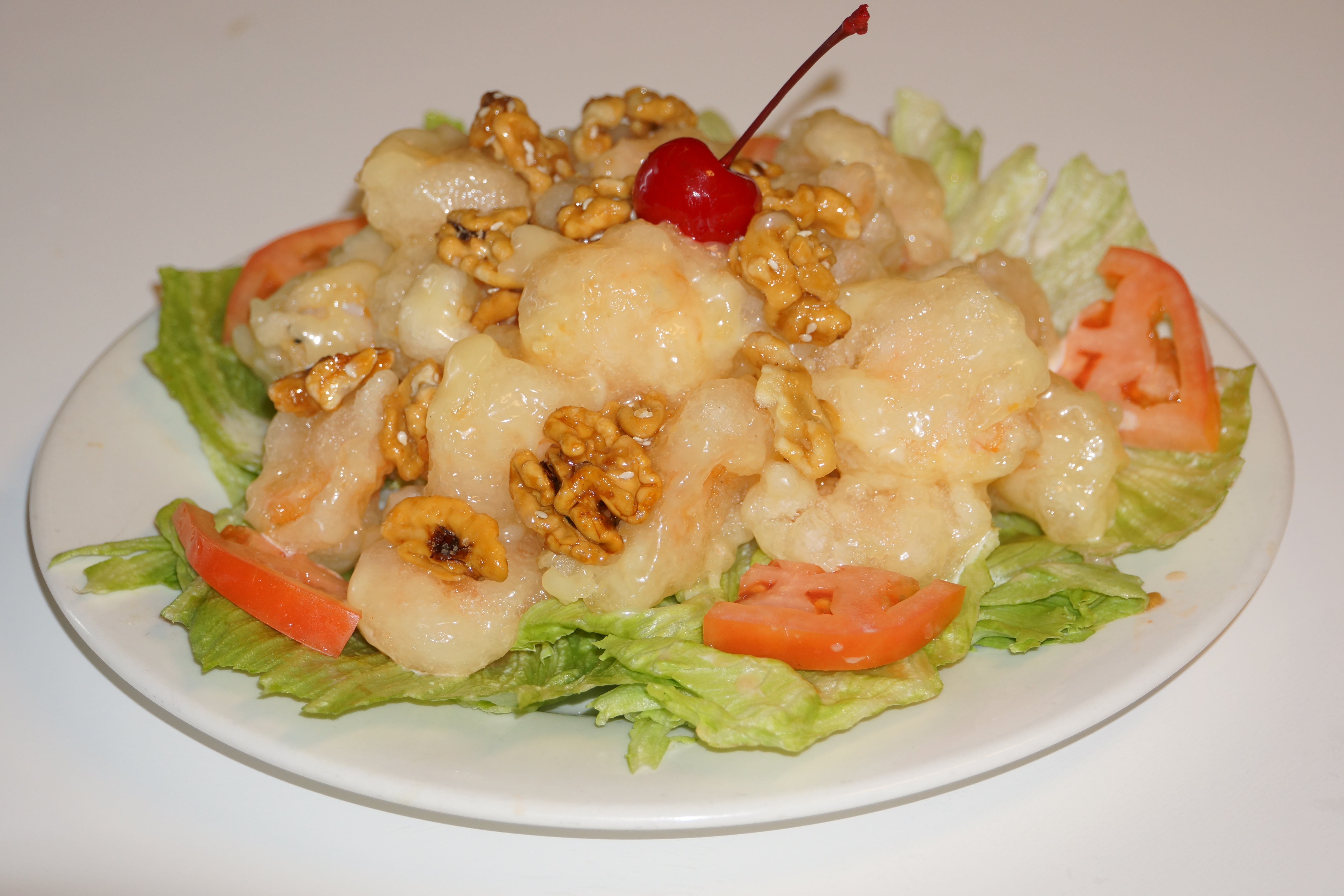 Order 30. Crispy Walnut Shrimp House Special food online from Mandarin Chinese Cuisine store, Covina on bringmethat.com