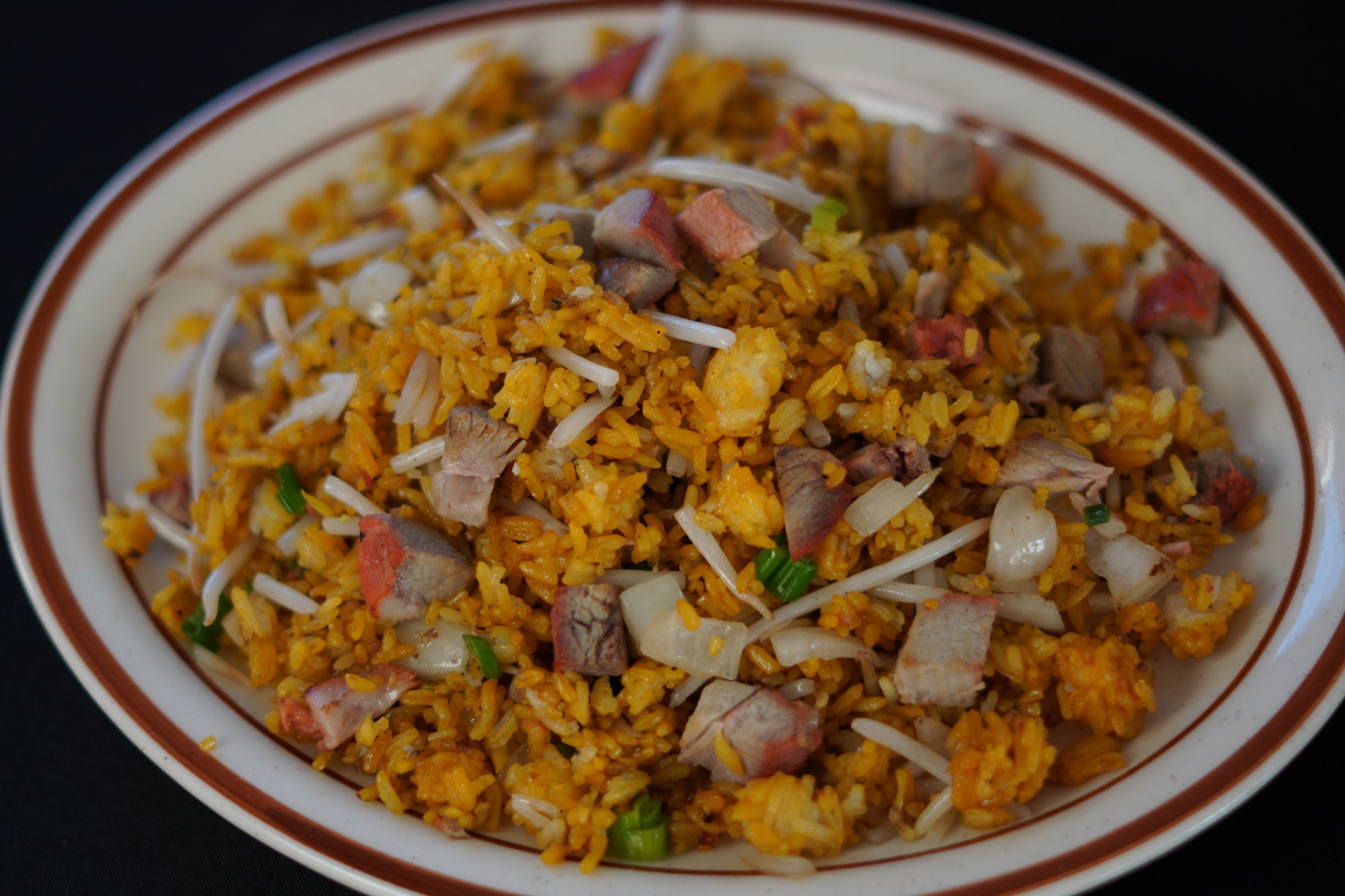 Order Pork Fried Rice  food online from Lakeville Chinese store, Lakeville on bringmethat.com