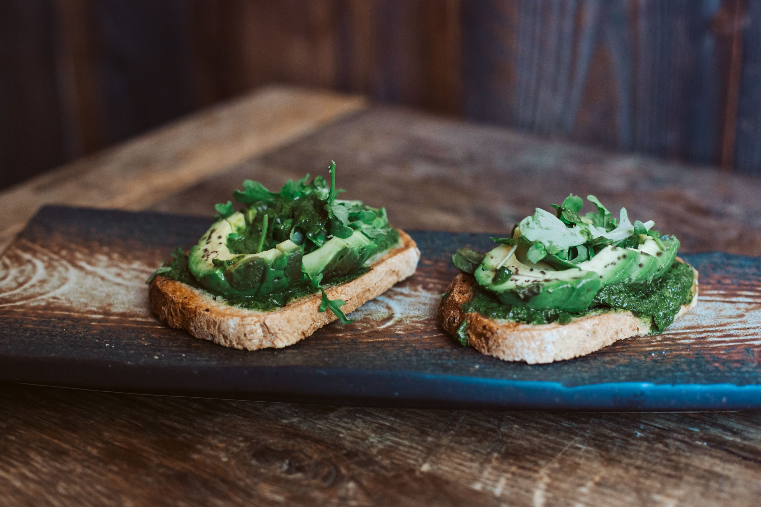 Order Avocado Toast w/ Green Sauce (GF) food online from The Well store, Oakland on bringmethat.com