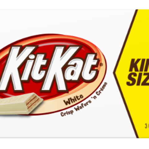 Order Kit Kat White Chocolate King Size 3oz food online from 7-Eleven store, Belvidere on bringmethat.com