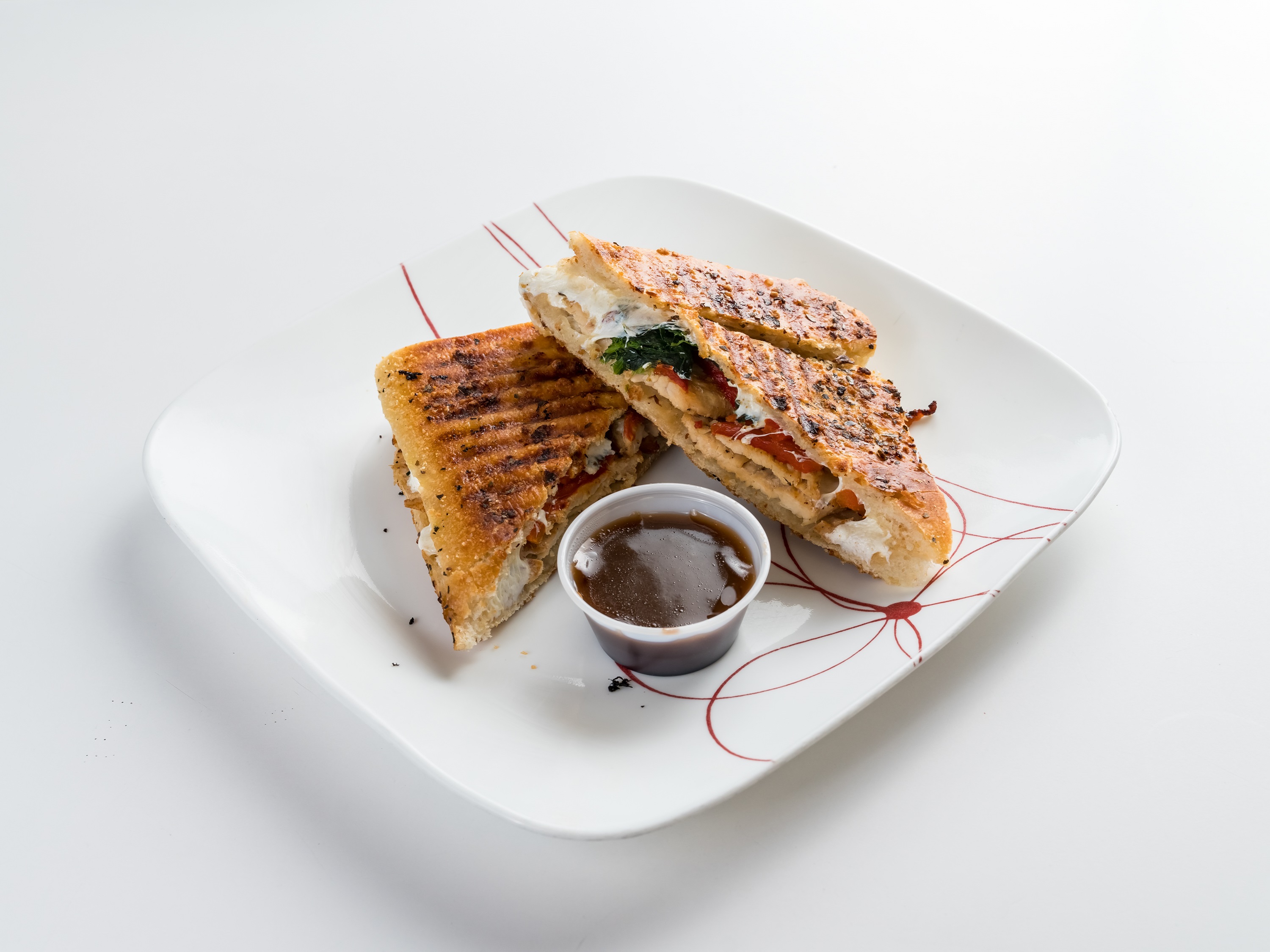 Order Crispy Chicken Panini food online from Cafe Europa store, West Islip on bringmethat.com