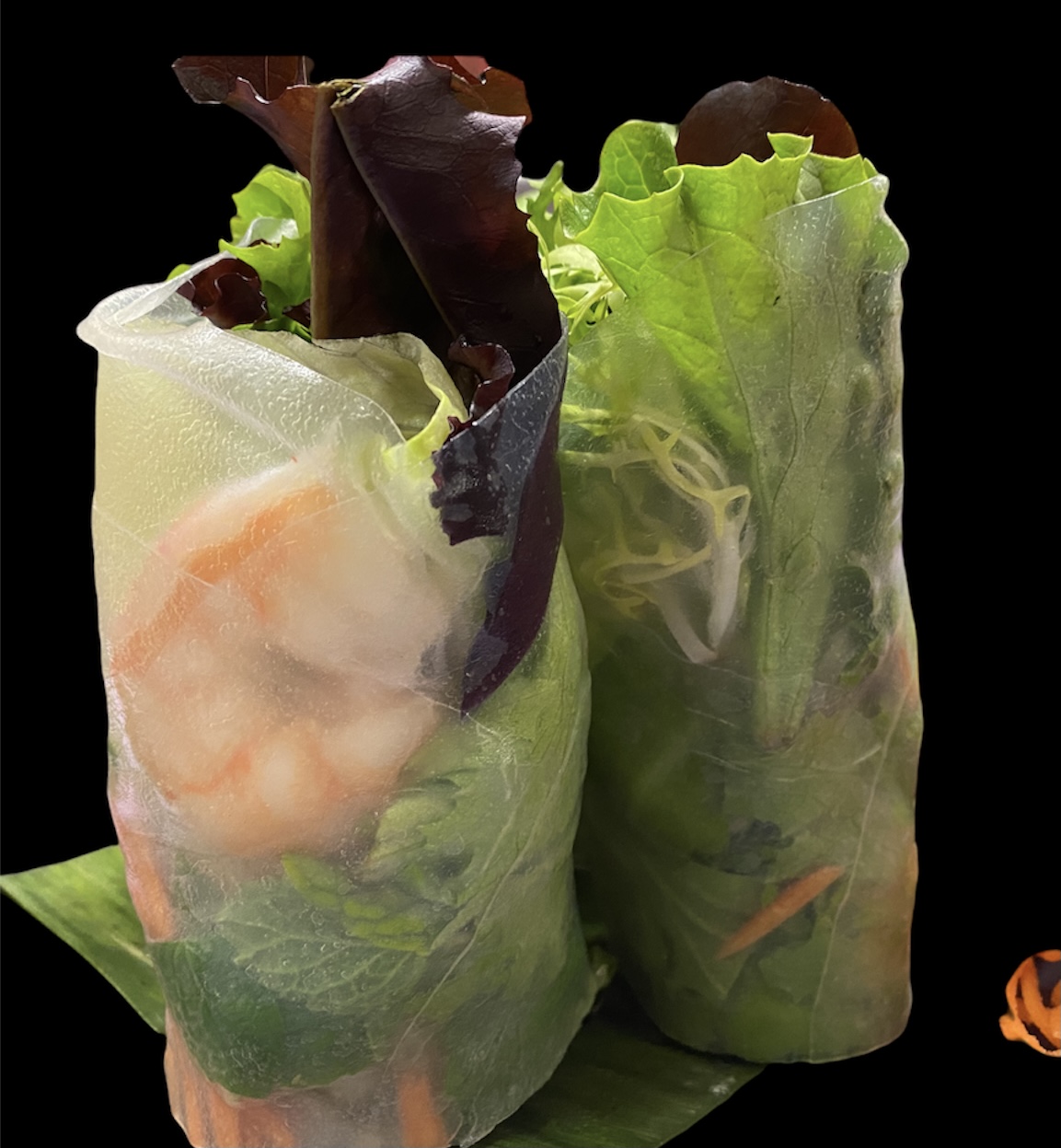 Order Fresh Prawns Spring Roll food online from Love Thai Restaurant store, Concord on bringmethat.com
