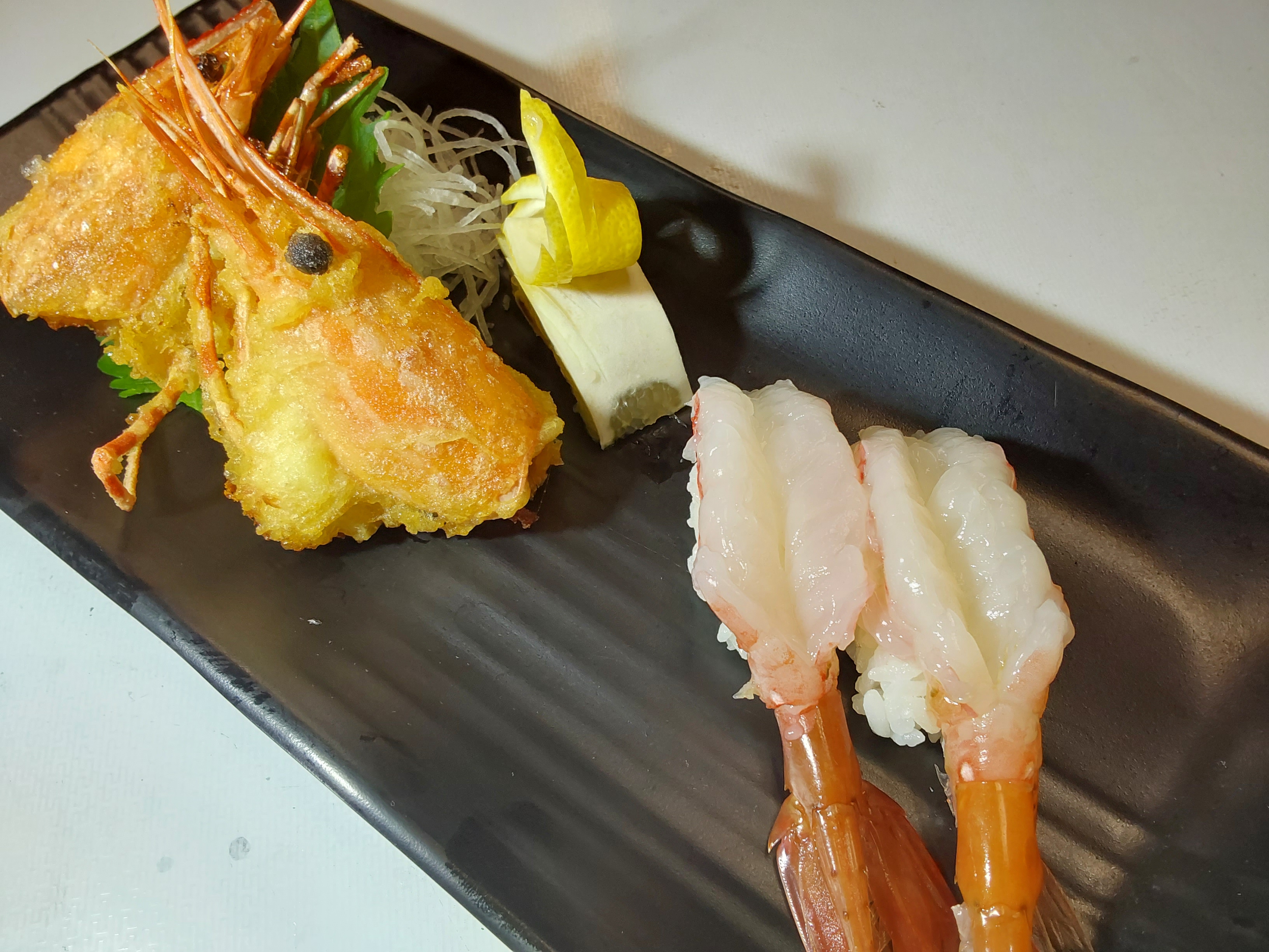 Order Sweet Shrimp(Ama Ebi) Nigiri 2 pcs food online from Sushi Yukiya store, Oceanside on bringmethat.com