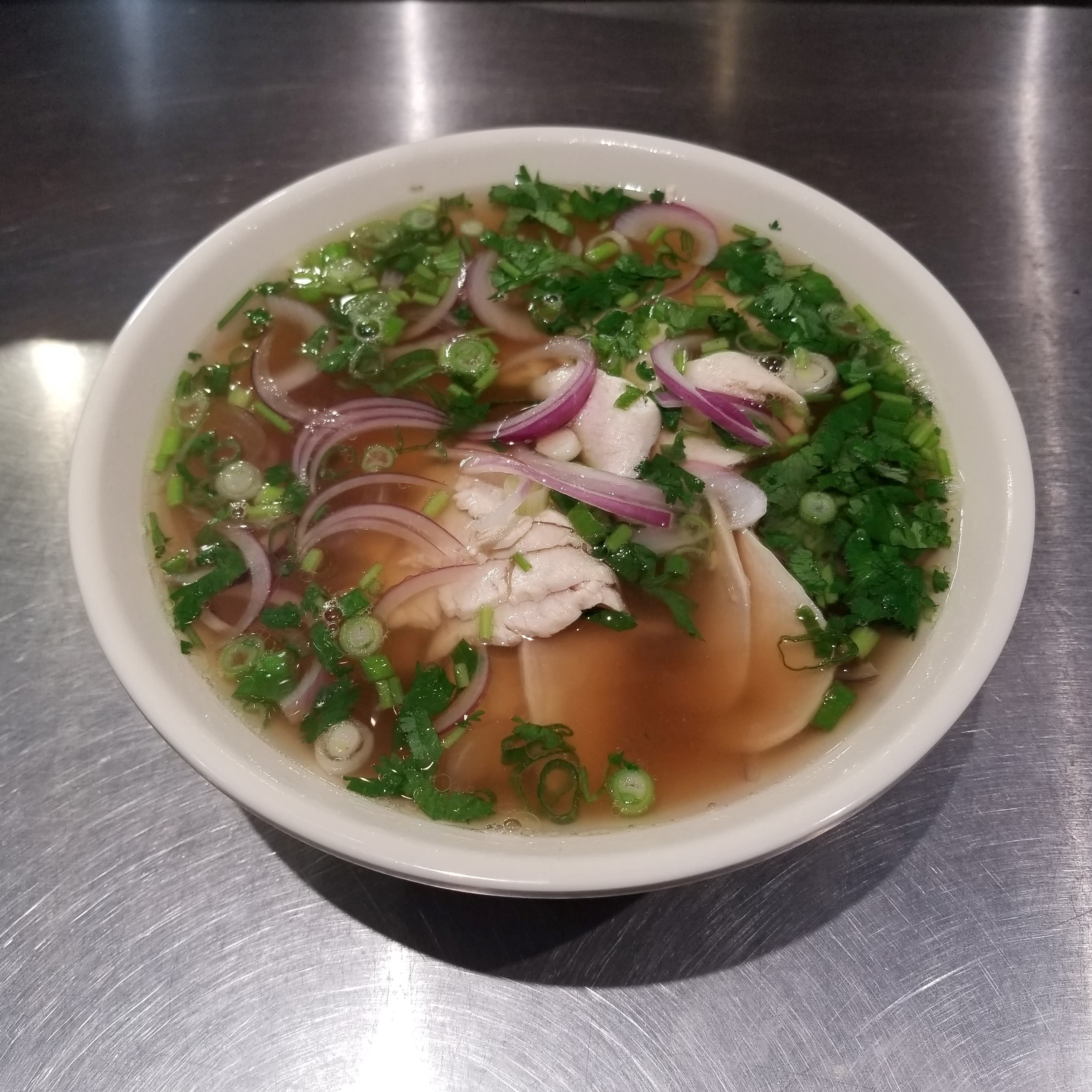Order Chicken Pho food online from Nam Noodles And More store, Pasadena on bringmethat.com