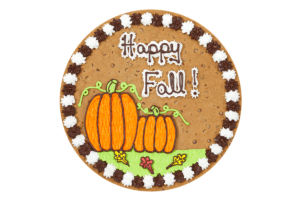 Order Happy Fall-Pumpkins Cookie Cake food online from American Deli on Broad St. store, Athens on bringmethat.com