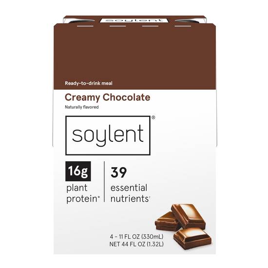 Order Soylent Nutritional Shake Creamy Chocolate (40 ct) food online from Rite Aid store, SPOKANE on bringmethat.com