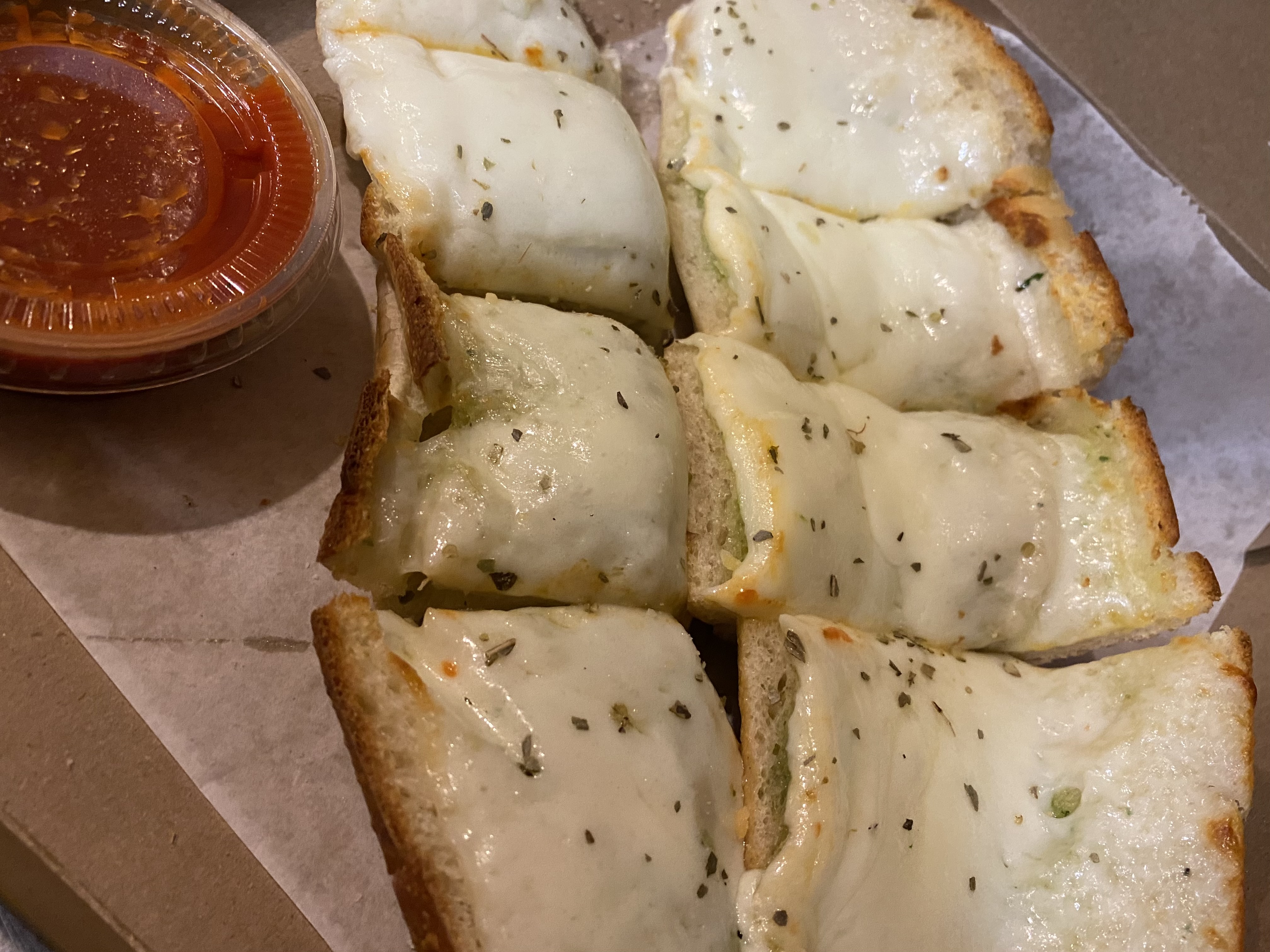 Order Cheesy Garlic Bread food online from Two Cousins Pizza and Italian Restaurant store, Lancaster on bringmethat.com