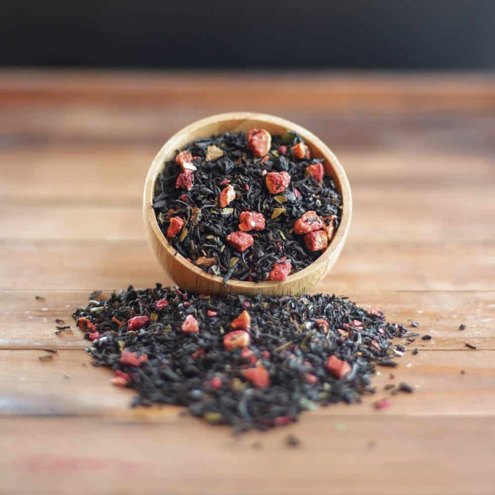 Order Tripleberry Suite Black Tea food online from Fava Tea Company In Greenfield store, Greenfield on bringmethat.com