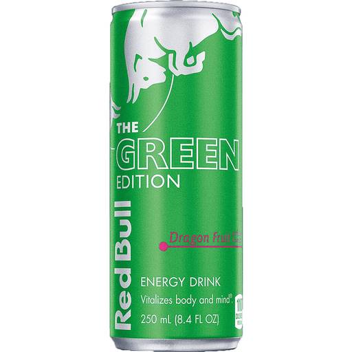 Order Red Bull Energy Green Edition Dragon Fruit  (8.4 OZ) 139990 food online from BevMo! store, Greenbrae on bringmethat.com