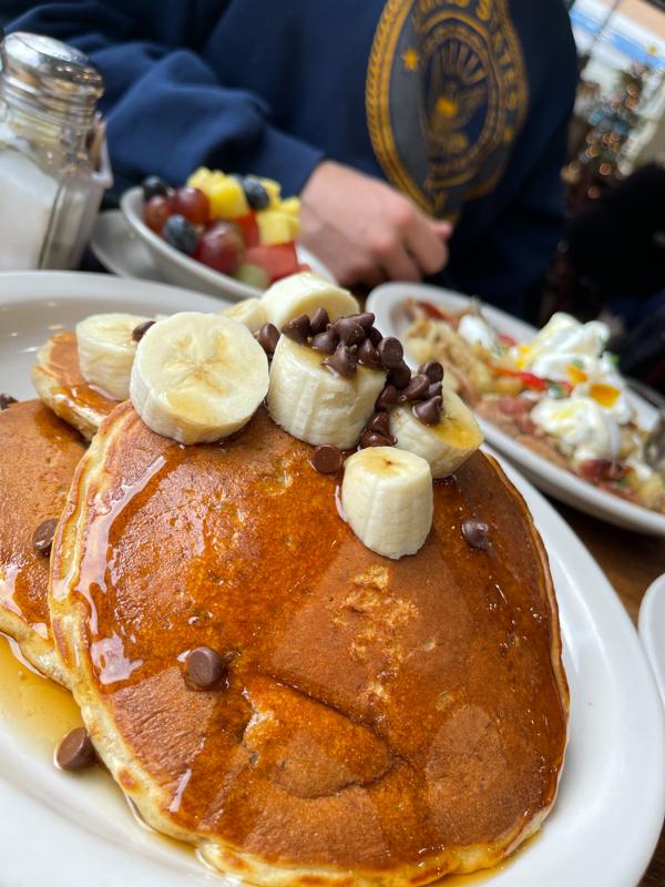 Order MULTIGRAIN PANCAKES food online from Golden Apple Grill & Breakfast House store, Chicago on bringmethat.com