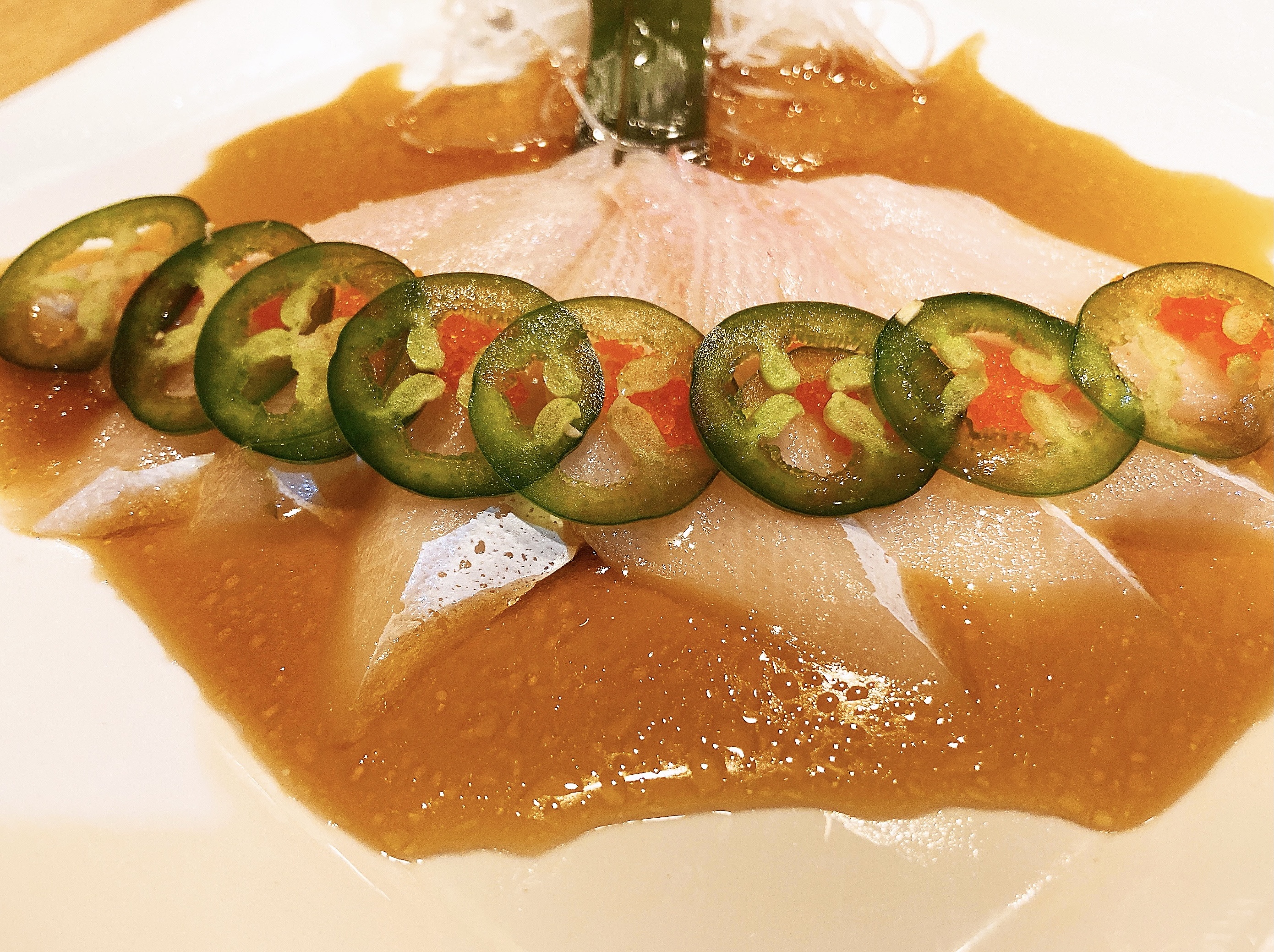 Order Yellowtail Jalapeno food online from Takashi Japanese Cuisine store, Morristown on bringmethat.com
